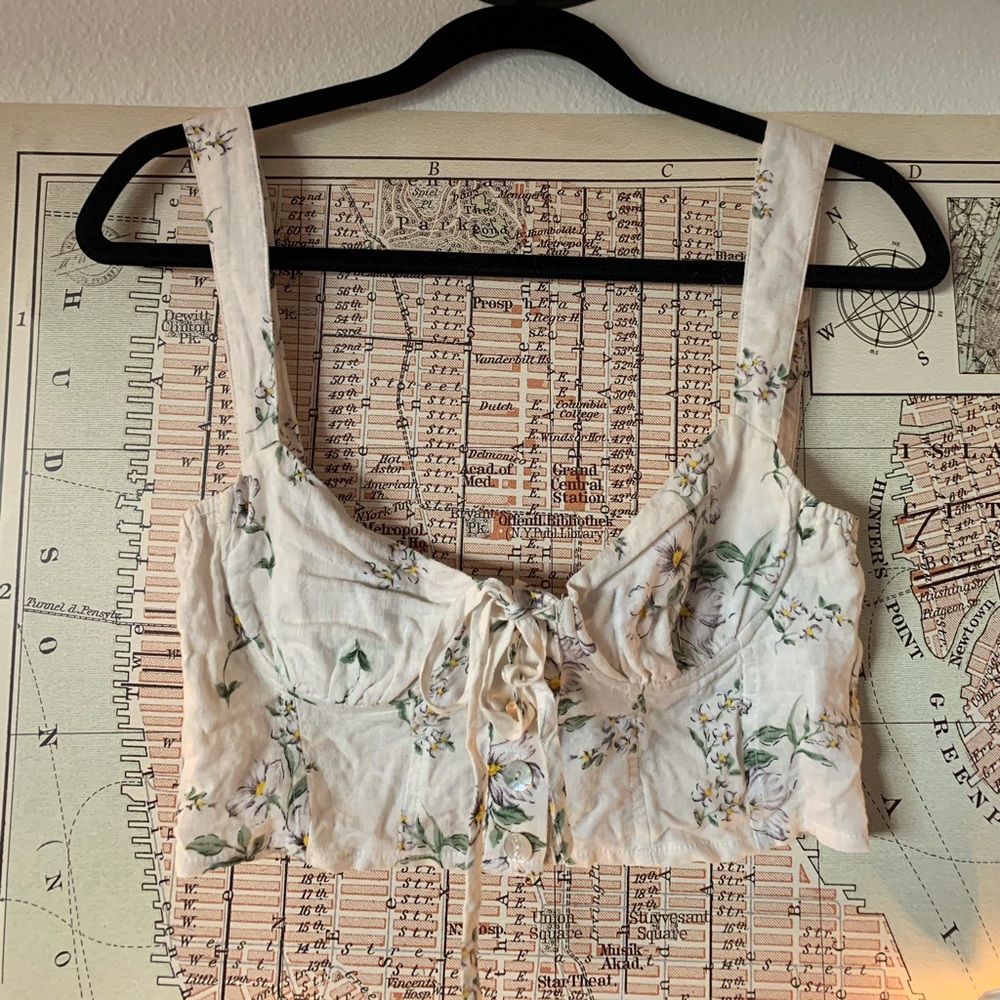 Princess Polly Floral Crop Top